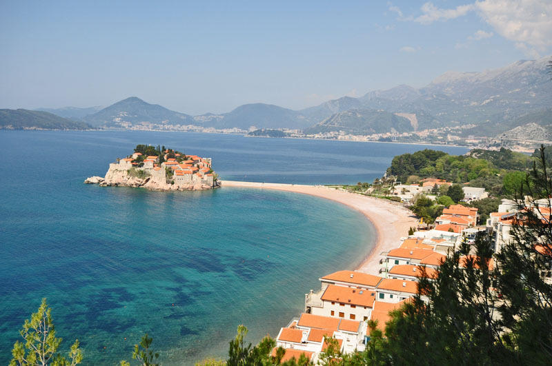 Apartments Vila Andja Sveti Stefan Eksteriør billede